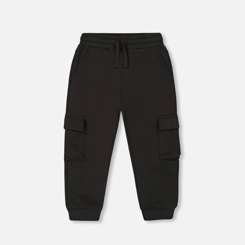 Neoprene Sweatpants With Cargo Pockets - Anthracite