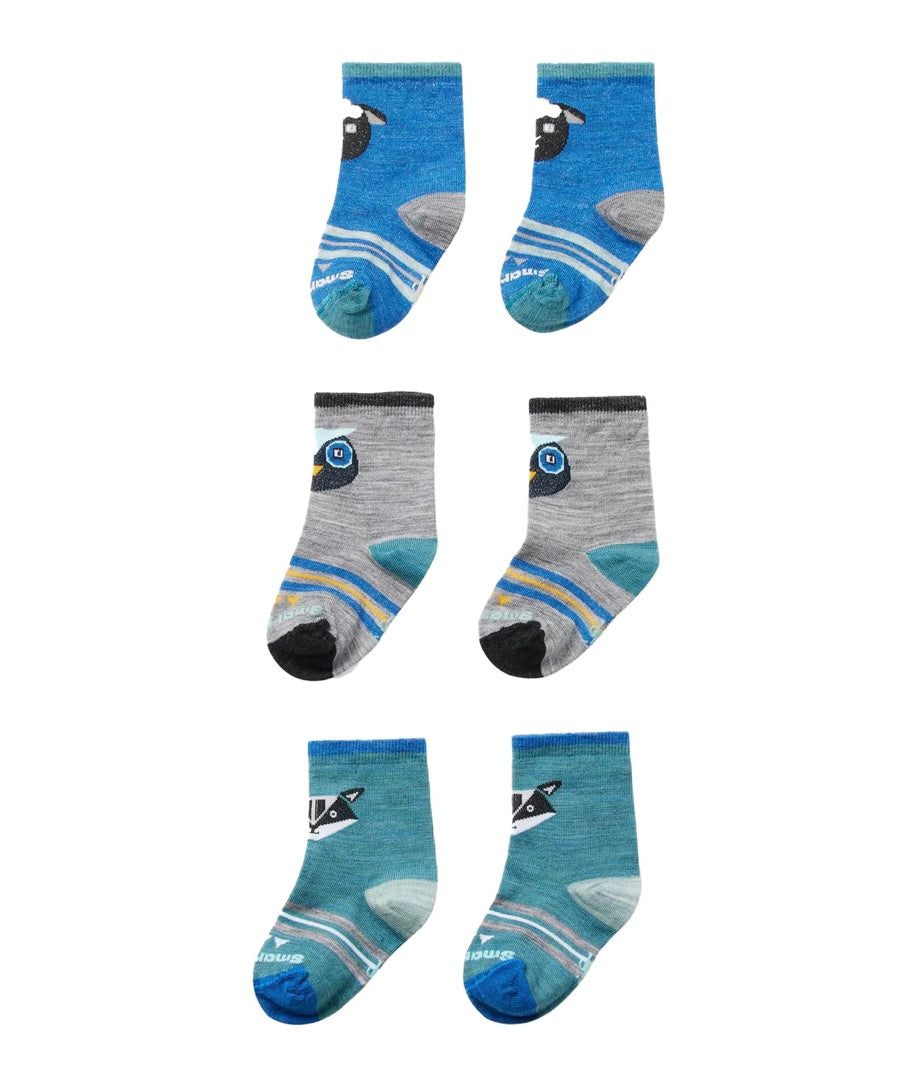 Toddler Trio Lifestyle Socks - Laguna Blue