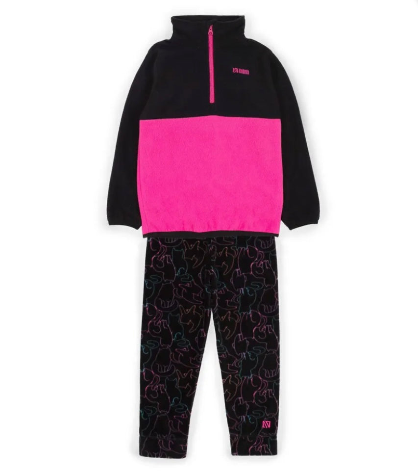 Two-Piece Microfleece Base Layer - Pink