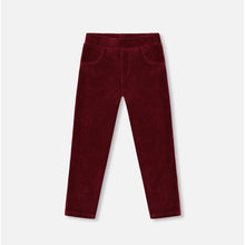 Load image into Gallery viewer, Velvet Ribbed Treggings - Black Iris
