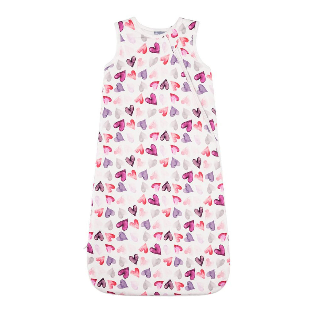 Cotton Modal 1.5 TOG Sleepsack - Hearts