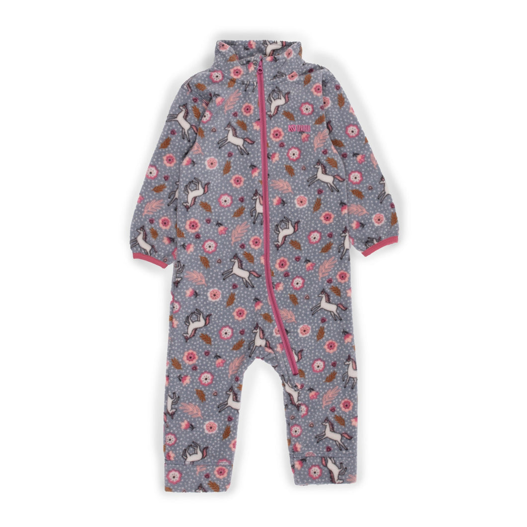 One-Piece Microfleece Base Layer - Unicorns