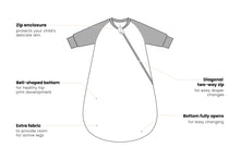 Load image into Gallery viewer, 2.5 TOG Raglan Bamboo Long Sleeve Sleep Bag - Meerkats Away
