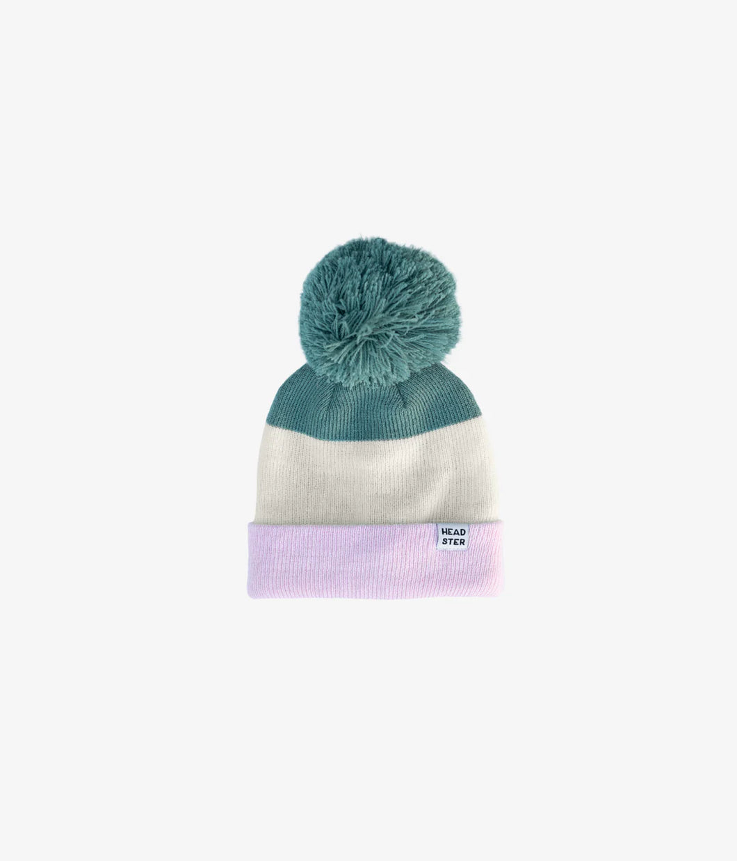 Tricolour Beanie - Iguana Green