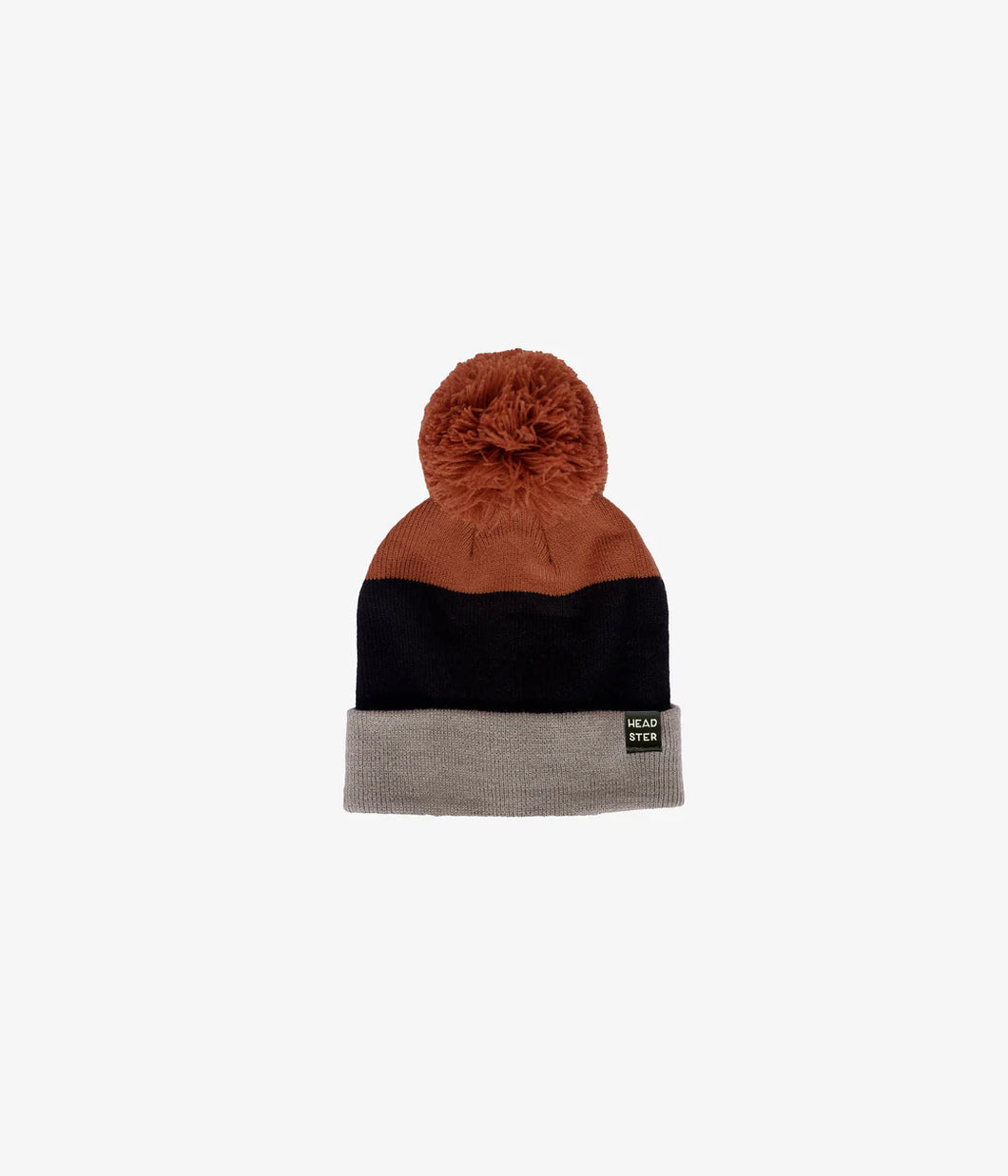 Tricolour Beanie - Ginger Cookie