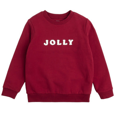 Jolly Red Fleece Sweatshirt