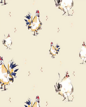 Load image into Gallery viewer, Roosters Modal Zipper Footie
