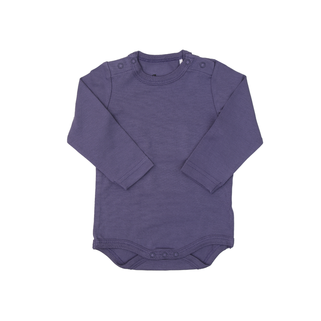 Modal Long Sleeve Bodysuit - Purple