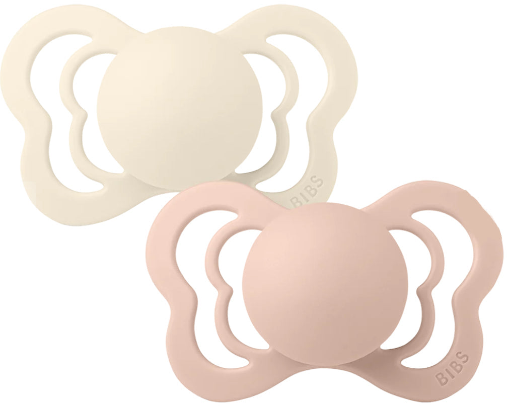 Bibs Pacifier - Anatomical Pacifier - Ivory&Blush/2