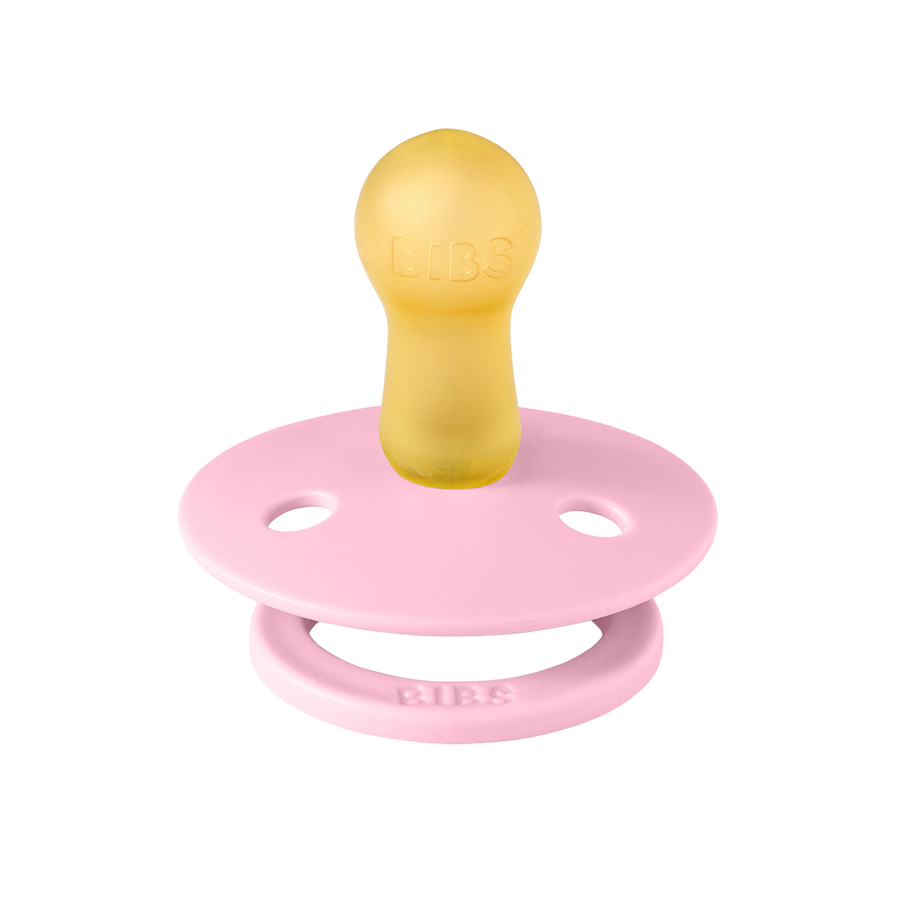 Bibs Pacifiers - Round Nipple - Baby Pink/1