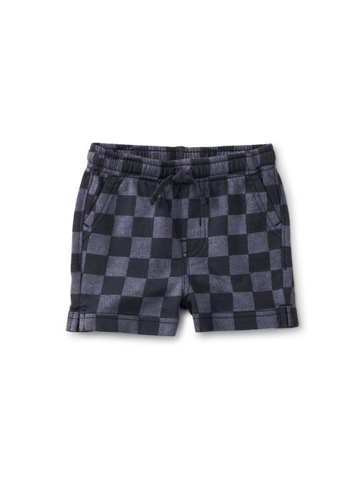 Vacation Baby Shorts - Blue Checker