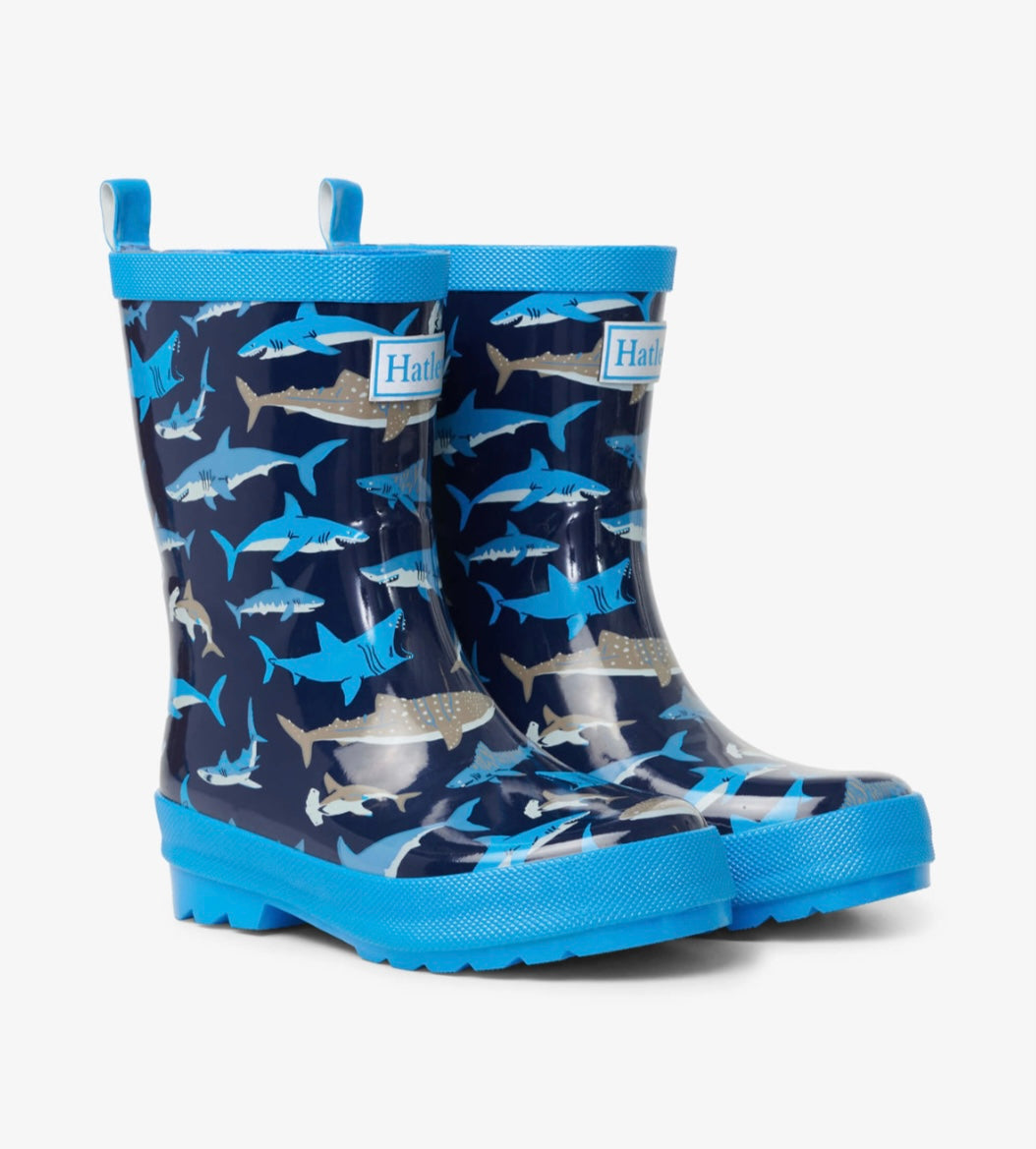 Shark School Rain Boots