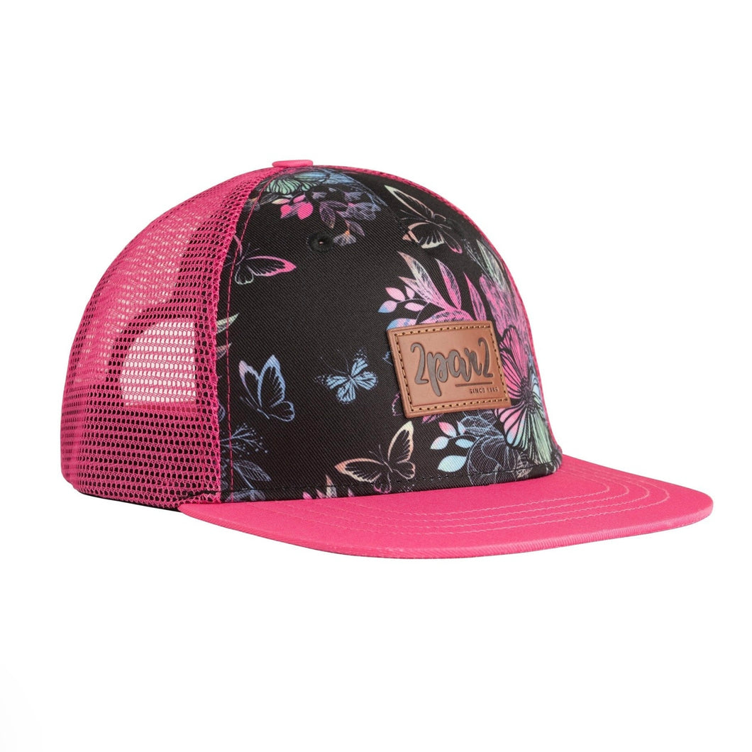 Infant Printed Cap - Rainbow Butterfly