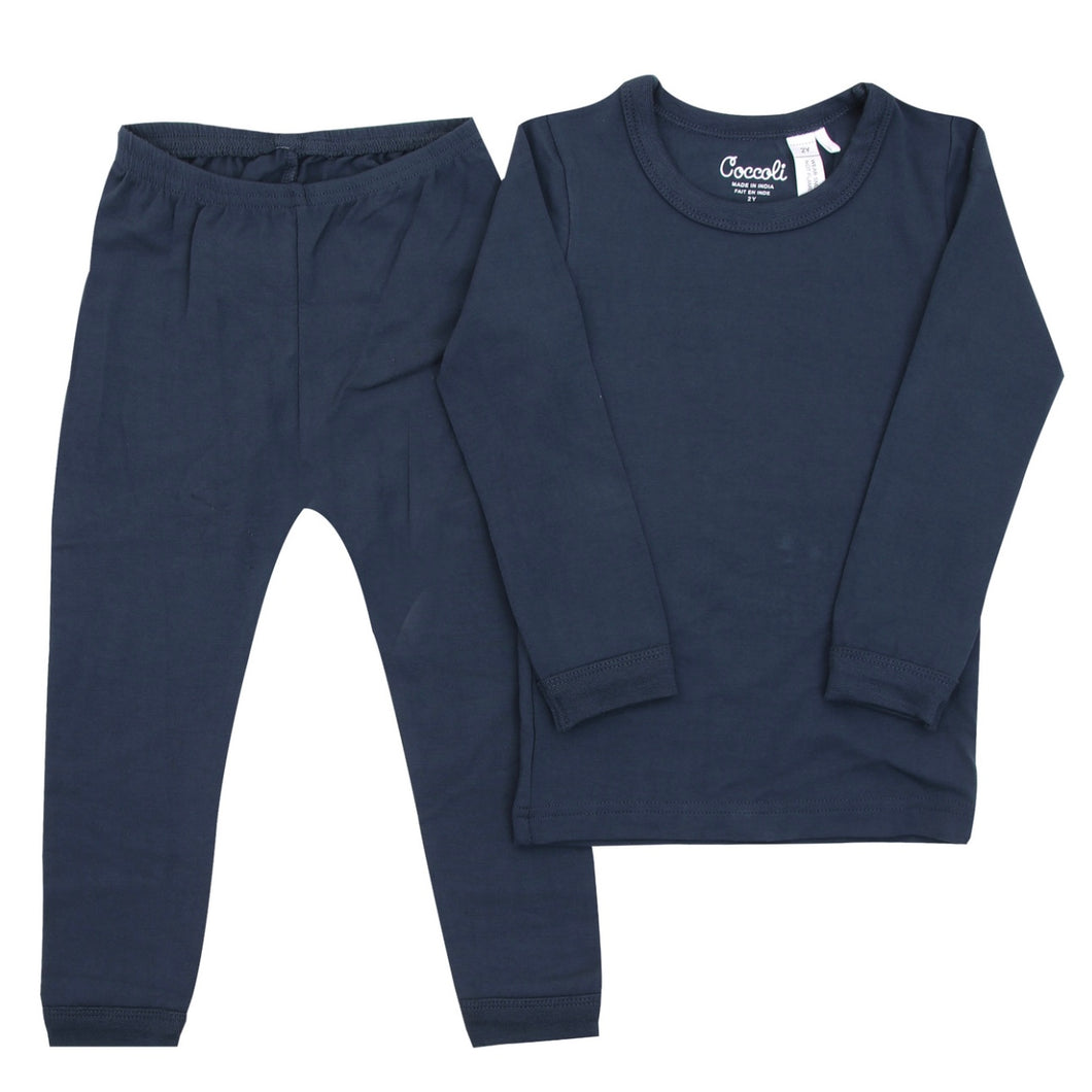 Long Sleeve Modal PJ - Navy