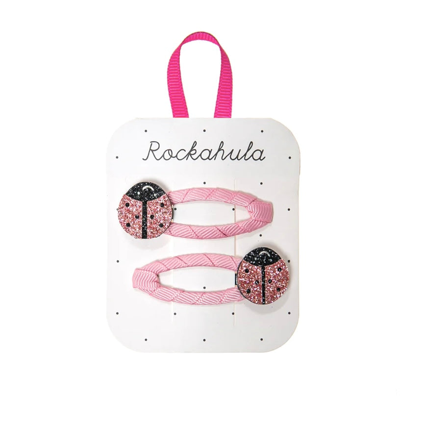 Lola Ladybug Glitter Clips